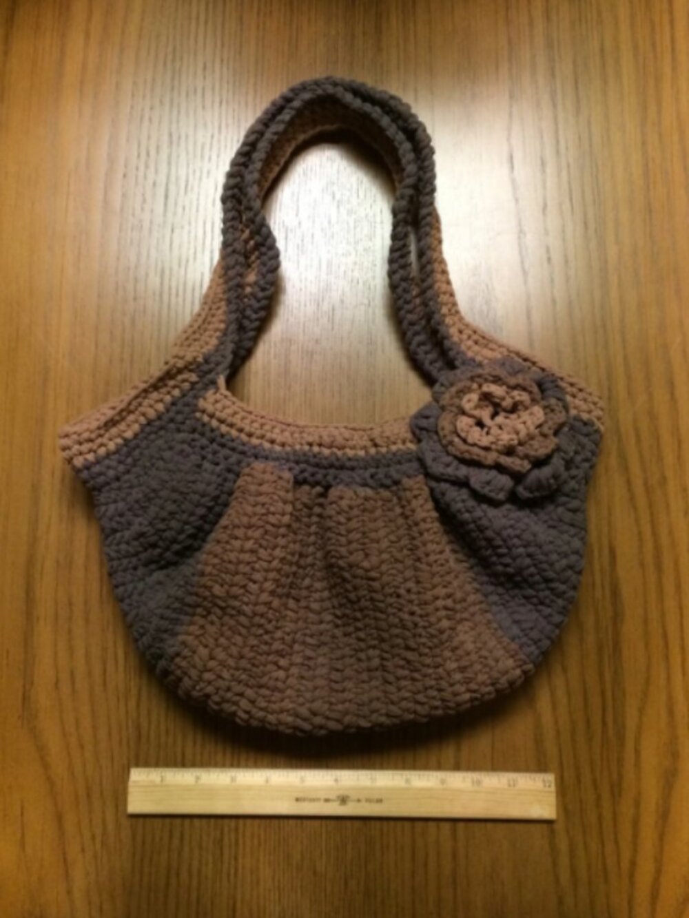 Eco-Friendly Upcycled Crochet | Handmade Repurposed Pantyhose Hobo Bag